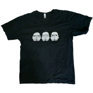 Star Wars Storm Trooper Tee Medium 1977 schwarz T-Shirt Made in USA 40" Brustumfang - Bild 1 von 4