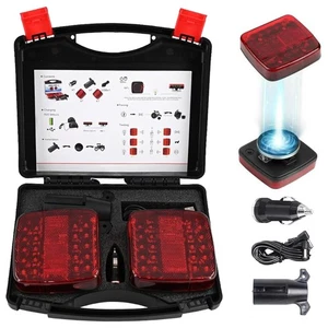 Luces magnéticas inalámbricas para remolque - Kit de luces traseras LED recargables para remolque - Imagen 1 de 10
