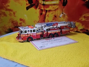 RARE Code 3 Model  FDNY Seagrave Aerialscope Ladder #120 VERY NICE FIRETRUCK  - Picture 1 of 24