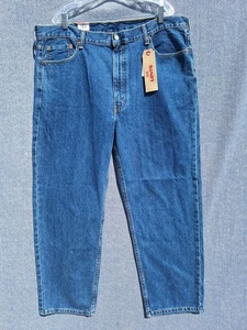 Jeans uomo LEVIS 550 relaxed gamba affusolata blu 42X30 100% cotone nuovo con etichetta - Foto 1 di 12