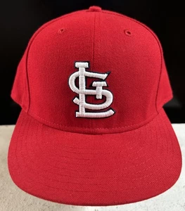 St Louis Cardinals MLB 59Fifty 7 5/8 Cool Base On Field Hat EUC - Picture 1 of 6