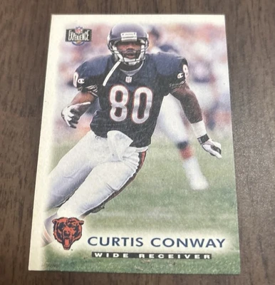 1996 Curtis Conway Score NFL Experience Card Chicago Bears #10 - Image 1 of 2