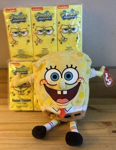 SpongeBob TY Beanie Baby "Best Day Ever" 2014 New with MINT Tags + Bonus - Picture 1 of 6