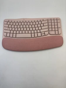 Logitech Wave Keys Wireless Ergonomic Keyboard With Arm Rest - Picture 1 of 5