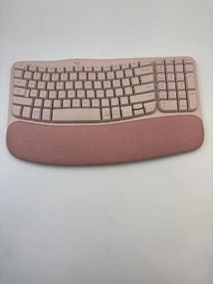 Logitech Wave Keys Wireless Ergonomic Keyboard With Arm Rest - Image 1 of 4