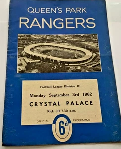 1962 1963 Queens Park Rangers v Crystal Palace - Picture 1 of 1