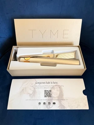 Rizador y plancha de pelo Tyme Iron Pro 2 en 1 - oro rosa, NUEVO, nunca usado Foto 1 de 4