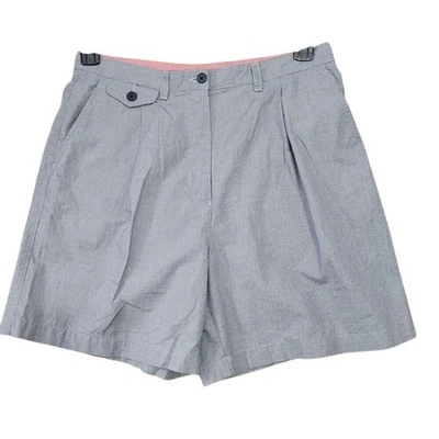 Lauren Ralph Lauren Gray Micro Houndstooth Dress Shorts Summer Business Casual - Image 1 of 4