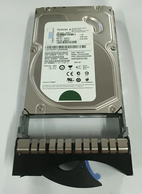 IBM 1TB 7.2K RPM 6Gb 3.5” SAS FRU 42D0778 42D0777 42D0781 Hard Drive with Caddy - Image 1 of 3