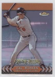 2000 Topps Finest For the Record /410 Cal Ripken Jr #FR6B HOF
