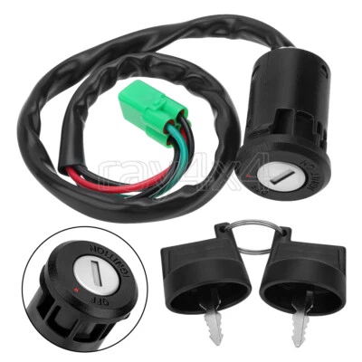 Ignition Key Switch for Honda Sportrax TRX400EX 2005-2008 ATV 35100-HP1-003 - Image 1 of 4