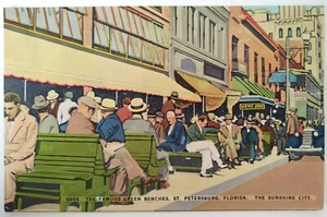 3 antike Hartman Card Co Postkarten Florida 20er Jahre - Bild 1 von 4