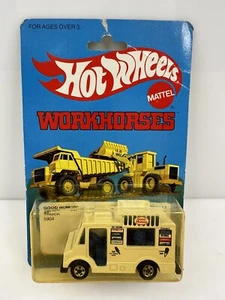 Vintage 1979 Hot Wheels Workhorses Good Humor Truck White HTF - Picture 1 of 8