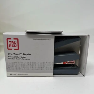 Tru Red One Touch Stapler 30 Sheet Capacity New - Picture 1 of 7