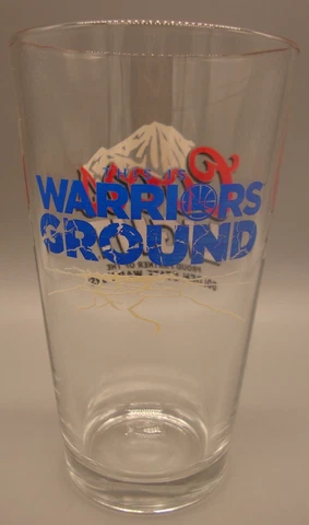 GOLDEN STATE WARRIORS GROUND COORS LIGHT 16 oz BEER DRINKING PINT GLASS Cover