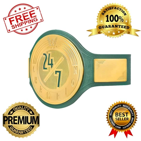 New Arrival Adult-Sized WWE 24/7 Wrestling Championship Belt Replica Cover