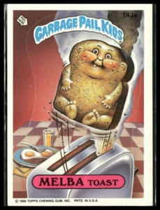 Melba Toast #143a 1986 Topps Garbage Pail Kids Series 4 - Imagen 1 de 2
