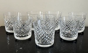 Vintage Waterford Crystal Alana Old Fashioned Tumblers Set of 8 - Picture 1 of 6