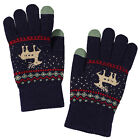 1 Pair Winter Gloves Color Matching Keep Warm Thicken Warm Women Gloves