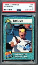 1989 SI/Sports Illustrated For Kids #68 IVAN LENDL Tennis HOF PSA 9 MINT Low Pop