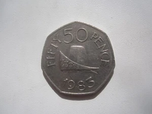 1983 GUERNSEY 50 PENCE - Bild 1 von 2