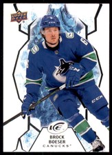 2021-22 UD Ice Base #12 Brock Boeser - Vancouver Canucks