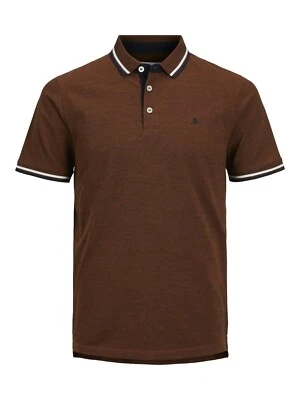 Camiseta polo de hombre JACK & JONES JJEPAULOS con cuello de camisa manga corta  - Imagen 1 de 2