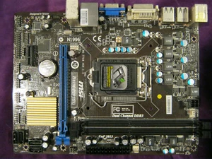 MSI H61M-P20 MS-7788, Lga 1155, DDR3,  mATX motherboard - Picture 1 of 5
