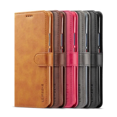 Shockproof Magnetic Wallet Flip Holder Phone Case Cover For Huawei Mate 10 20 30 - Image 1 of 4