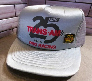 De colección Trans-Am 25 Pro Racing 1990 SCCA Trucker Gorra Gorra con Sombrero Pin Nuevo sin Etiquetas Snapback - Imagen 1 de 8