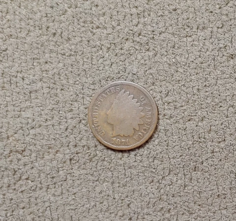 1871 Indian Cent - Free Ship Cover
