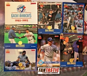 1993 Donruss McDonald's Toronto Blue Jays Great Moments Baseball Card YOU PICK - Picture 1 of 2