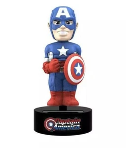 Captain America NECA Marvel Body Knocker Solar Bobblehead - Picture 1 of 4