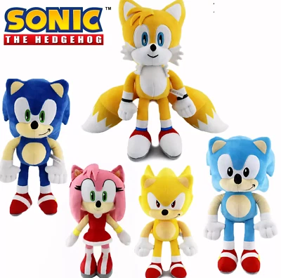 Peluche Sonic 30cm X Generation Shadow Tails Amy Rose Jouet Doux Cadeau Enfant