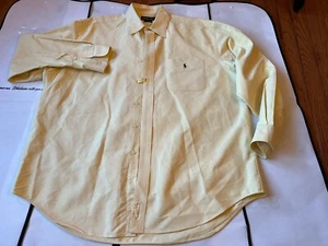 VTG Ralph Lauren Big Shirt Mens L  Button Up Long Sleeve  90s - Picture 1 of 5
