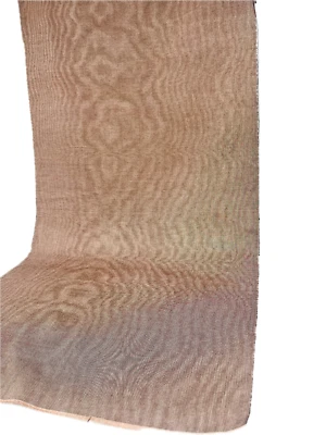 Brown Silk Moire Fabric By 2 Meters, Watermark Patterned, Multicolor Options. - Image 1 of 4