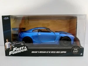 1/32 BRIANS NISSAN GT-R (R35) BEN TODO GAS FAST & FURIOUS ESCALA SCALE DIECAST - Imagen 1 de 2