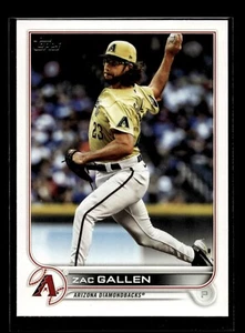 2022 Topps Serie 2 #562 Zac Gallen (NM+)(BAS) - Imagen 1 de 2
