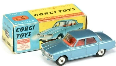 CORGI TOYS 252  * ROVER 2000 * 1:43 * LIGHT BLUE * ORIGINAL * OVP - Bild 1 von 4