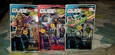 Gi Joe Vintage Lot Of 3 Battle Corps Figures Moc Duke Backblast Metal Head