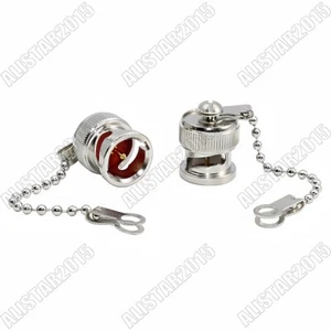 10pcs Protective Cover Dust Cap for BNC Q9 Female Connector Surveillance Monitor - Picture 1 of 3
