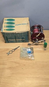 Penn Peer Monofil Salzwasser 209MS Level Wind Angelrolle mit Box & Extras - Bild 1 von 20