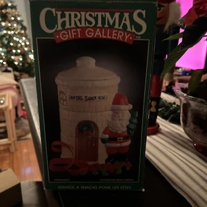 Vintage 1989 3 Stück Kanister Santa’s Snack House Rarität - Bild 1 von 12