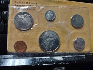 1968 P.C. Proof Set Republic Of Liberia Treasury Dept. (NUM7392) - Picture 1 of 13