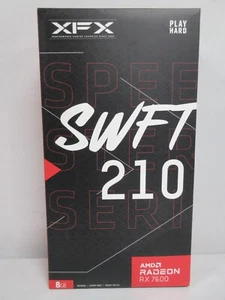 XFX Speedster SWFT 210 AMD Radeon RX 7600 Core Gaming 8GB GDDR6 Graphics Card - Picture 1 of 14