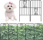 Garden Fence Animal Barrier Decorative Border (10 Panels), 12in(l) X 24in(h) Rus