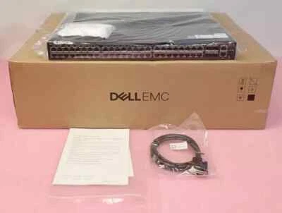NEW Dell EMC S3048-ON RA 48x 1GE RJ45 4x 10GE SFP+ Ports L2/3 1U Switch B2F OS9 - Image 1 of 4