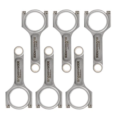 6x I-Beam Pleuel Connecting Rods  for BMW 328i 528i E36 E46 M52B28 5.315" - Image 1 of 4
