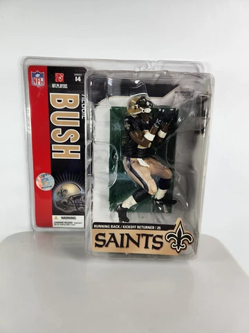 Reggie Bush New Orleans Saints McFarlane Figure Black Jersey #25 Cover