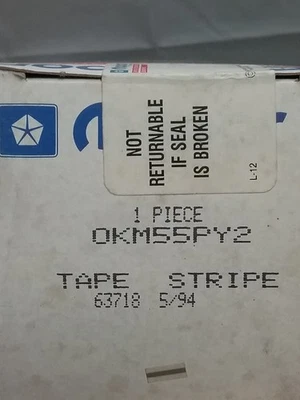 NUEVO GENUINO MOPAR 0KM55PY2 CINTA RAYA ORO LH RR FASCIA 2/4 DR CHRYSLER JEEP Foto 1 de 2